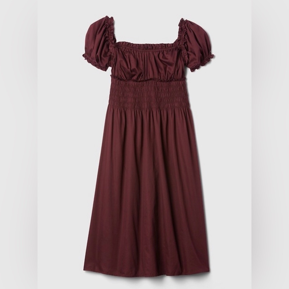 GAP Smocked Midi Dress